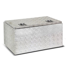 Load image into Gallery viewer, Universal Truck Trailer Tool Box w/ Lock 36x18x17 Aluminum Silver