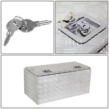 Load image into Gallery viewer, Universal Truck Trailer Tool Box w/ Lock 36x18x17 Aluminum Silver