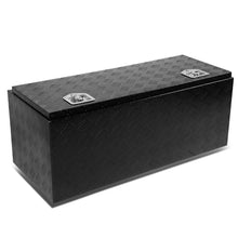 Load image into Gallery viewer, Universal Truck Trailer Tool Box w/ Lock 42x18x17 Aluminum Black