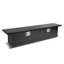 Load image into Gallery viewer, 60" Crossover Truck Tool Box with Lock - Aluminum Black