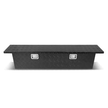 Load image into Gallery viewer, 60" Crossover Truck Tool Box with Lock - Aluminum Black