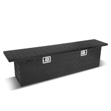 Load image into Gallery viewer, 69" Crossover Truck Tool Box with Lock &amp; Key Aluminum Black