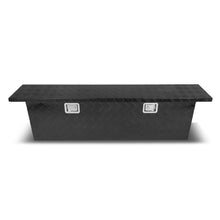 Load image into Gallery viewer, 69" Crossover Truck Tool Box with Lock &amp; Key Aluminum Black