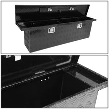 Load image into Gallery viewer, 69" Crossover Truck Tool Box with Lock &amp; Key Aluminum Black