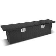 Load image into Gallery viewer, 63" Crossover Truck Tool Box with Lock - Aluminum Black