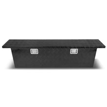 Load image into Gallery viewer, 63" Crossover Truck Tool Box with Lock - Aluminum Black