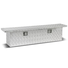 Load image into Gallery viewer, 69" Aluminum Crossover Truck Tool Box with Lock and Key - Silver