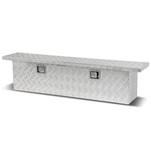 Load image into Gallery viewer, 69" Aluminum Crossover Truck Tool Box with Lock and Key - Silver