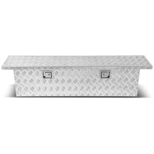 Load image into Gallery viewer, 69" Aluminum Crossover Truck Tool Box with Lock and Key - Silver