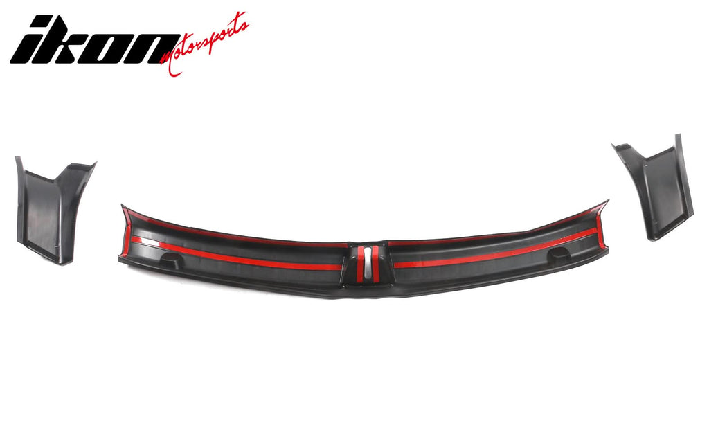 2020-2023 Tesla Model Y Black Rear Trunk Bumper Sill Guard TPE + PP