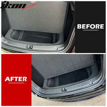 Load image into Gallery viewer, 2020-2023 Tesla Model Y Black Rear Trunk Bumper Sill Guard TPE + PP