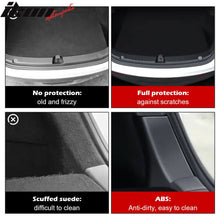 Load image into Gallery viewer, 2020-2023 Tesla Model Y Black Rear Trunk Bumper Sill Guard TPE + PP