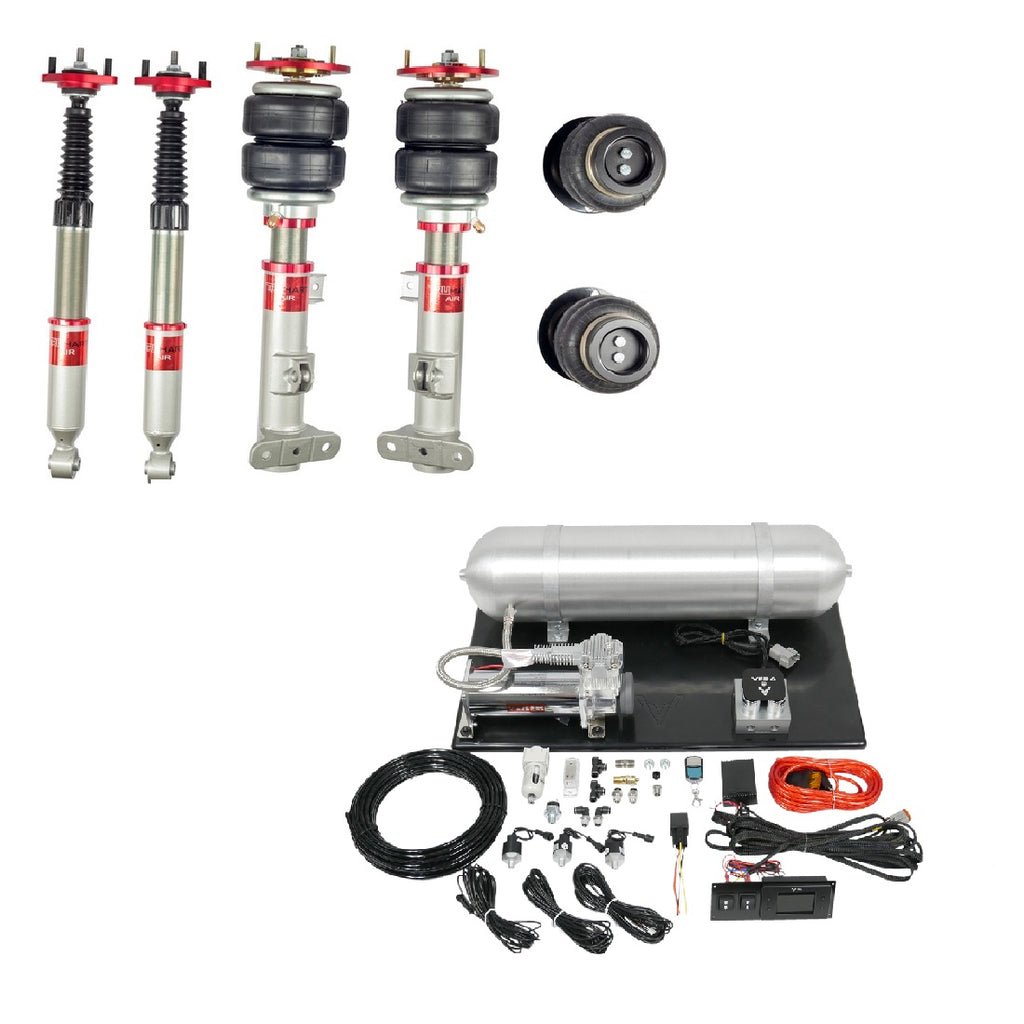 TruHart AirPlus Air Struts w/ VERA Evo Management For 99-05 BMW 3-Series (Incl M3), RWD