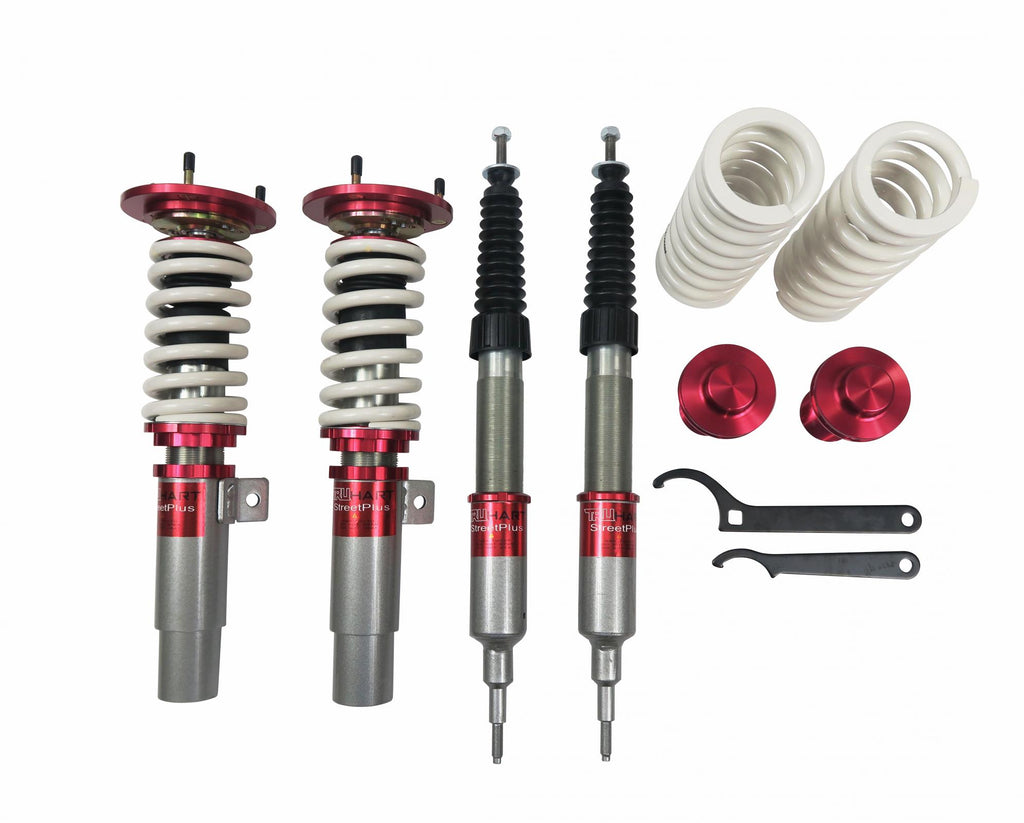 TruHart StreetPlus Coilovers For 07-11 BMW 1-Series E82/E88 06-11 BMW 3-Series E90 RWD