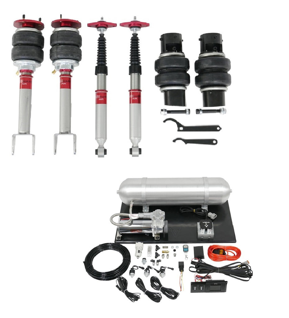 TruHart AirPlus Air Struts w/ VERA Evo Management For 05+ Chrysler 300 RWD 11+ Dodge Challenger 05-08 Dodge Magnum