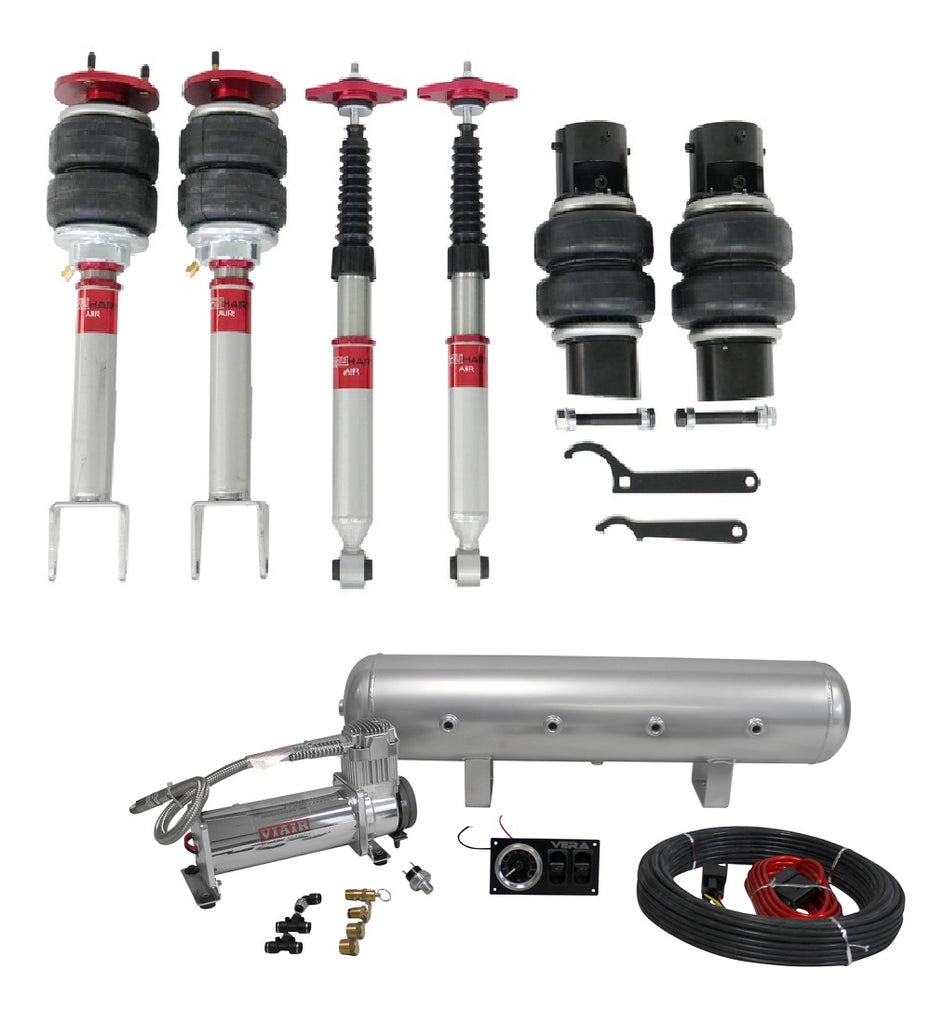 TruHart AirPlus Air Struts w/ VERA Essential Management For 05+ Chrysler 300 RWD 11+ Dodge Challenger 05-08 Dodge Magnum