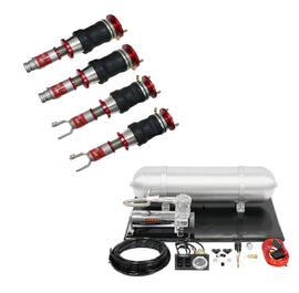 TruHart AirPlus Air Struts w/ VERA Basic Management For 90-93 Acura Integra 88-91 Honda Civic Excluding AWD Wagovan