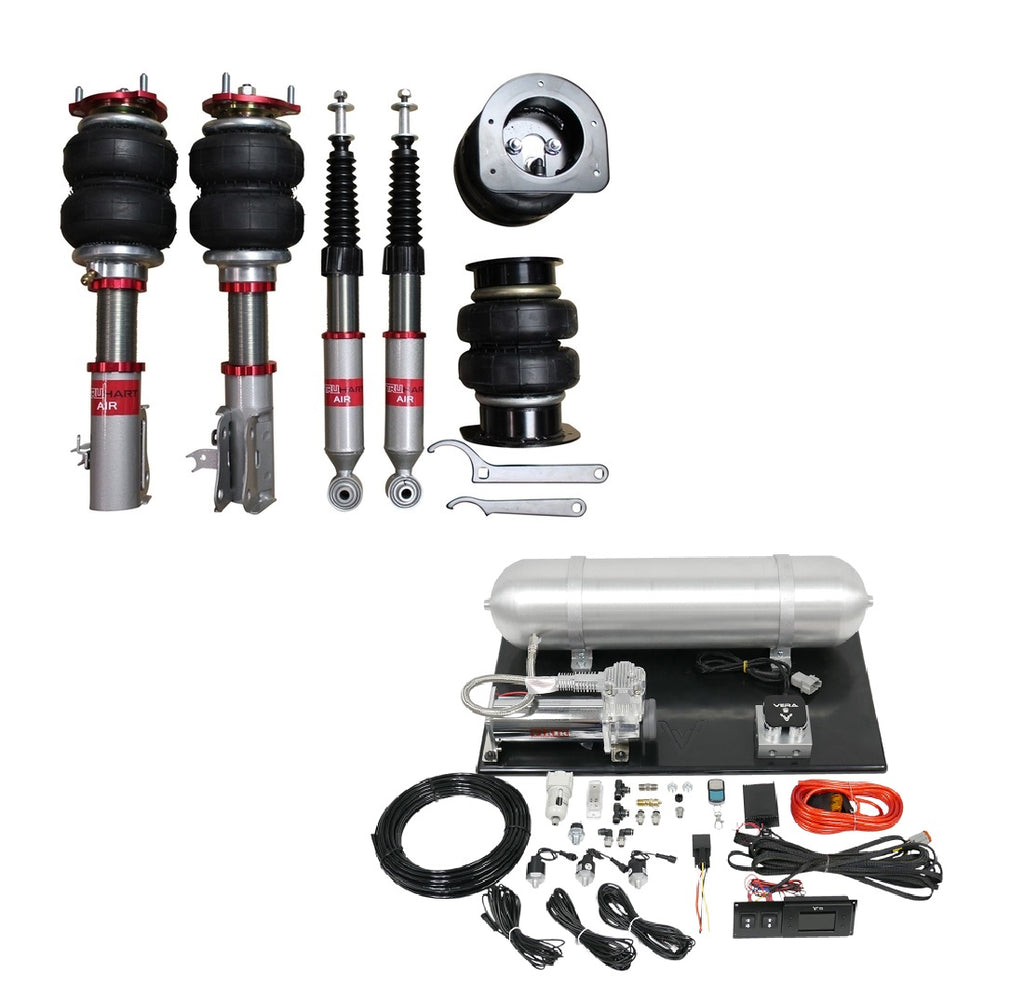 TruHart AirPlus Air Struts w/ VERA Evo Management For 16+ Acura ILX 14-15 Honda Civic Si