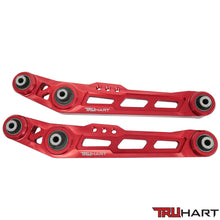 Load image into Gallery viewer, TruHart Rear Lower Control Arms Red For 90-01 Acura Integra 88-95 Honda Civic 88-91 Honda CRX