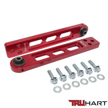 Load image into Gallery viewer, TruHart Rear Lower Control Arms Red For 01-05 Honda Civic