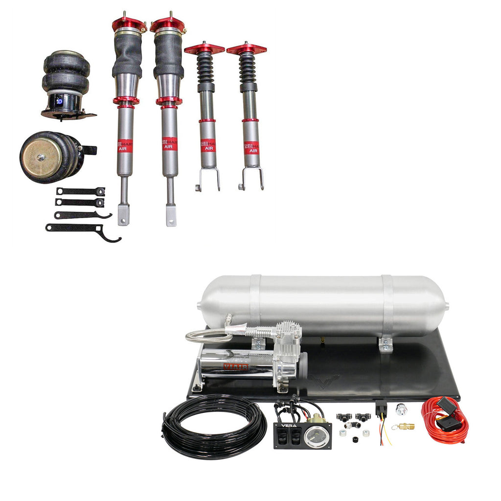 TruHart AirPlus Air Struts w/ VERA Basic Management For 06-10 Infiniti M35, M45 RWD