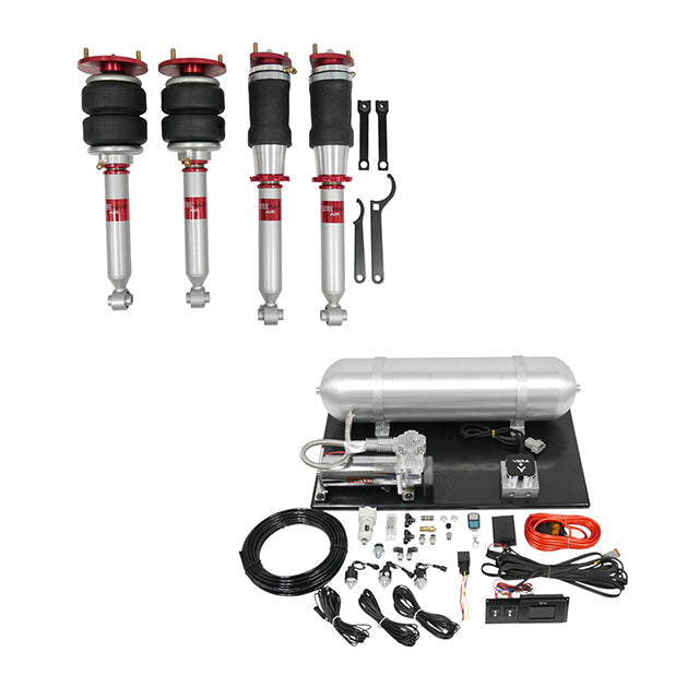 TruHart AirPlus Air Struts w/ VERA Element Management For 13+ Lexus GS250 GS350 GS400H / RC 200T RC300H RC350