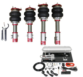 TruHart AirPlus Air Struts w/ VERA Evo Bluetooth Management For 03-07 Subaru Forester 02-07 Subaru Impreza WRX/STI