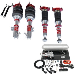 TruHart AirPlus Air Struts w/ VERA Evo Bluetooth Management For 08+ Subaru STI 15+ Subaru WRX