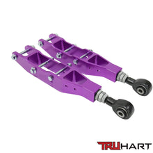 Load image into Gallery viewer, TruHart Rear Lower Control Arms Adjustable Anodized Purple For 12-21 Subaru BRZ 08-16 Subaru Impreza 10+ Subaru Legacy 08+ Subaru STI/ WRX 12-17 Scion FR-S