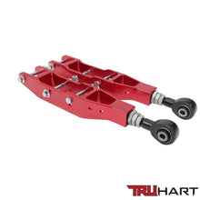 Load image into Gallery viewer, TruHart Rear Lower Control Arms Adjustable Anodized Red For 12-21 Subaru BRZ 08-16 Subaru Impreza 10+ Subaru Legacy 08+ Subaru STI/ WRX 12-17 Scion FR-S