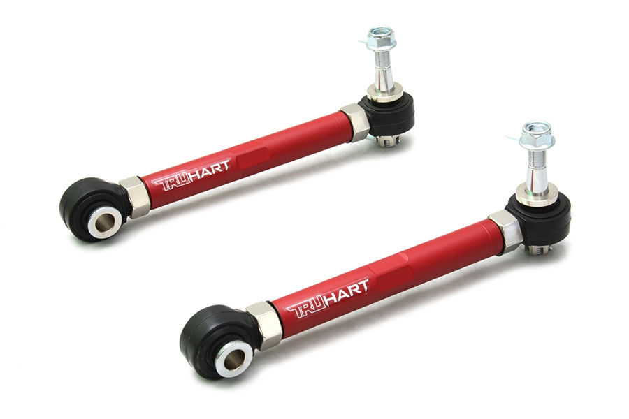 TruHart Rear Toe Arms For 12+ Subaru BRZ 08-16 Subaru Impreza 10+ Subaru Legacy 08+ Subaru STI 08+ Subaru WRX 12-17 Scion FR-S 16+ Toyota 86Red RWD