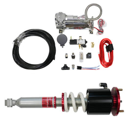 TruHart StreetPlus Coilovers w/ Front Air Cups Plus Gold Tankless Control System For 05-07 Subaru STI