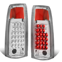 Load image into Gallery viewer, 89-90 Chevy C/K Series LED Tail Lights - Chrome/Clear