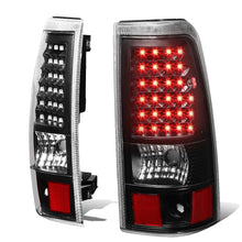 Load image into Gallery viewer, 03-07 Chevy Silverado GMC Sierra LED Tail Lights Black Clear