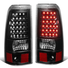 Load image into Gallery viewer, 03-07 Chevy Silverado GMC Sierra LED Tail Lights Black Clear
