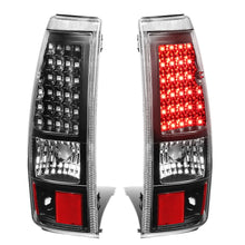 Load image into Gallery viewer, 03-07 Chevy Silverado GMC Sierra LED Tail Lights Black Clear