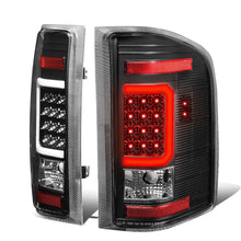 Load image into Gallery viewer, 07-14 Chevy Silverado GMC Sierra C-Bar 3D LED Tron Style Tail Lights