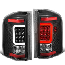 Load image into Gallery viewer, 07-14 Chevy Silverado GMC Sierra C-Bar 3D LED Tron Style Tail Lights