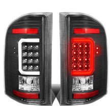 Load image into Gallery viewer, 07-14 Chevy Silverado GMC Sierra C-Bar 3D LED Tron Style Tail Lights