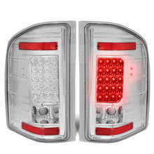 Load image into Gallery viewer, 07-14 Chevy Silverado GMC Sierra LED Tail Lights - Chrome/Clear