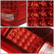 Load image into Gallery viewer, 2007-2014 Chevrolet Silverado GMC Sierra LED Tail Lights Chrome Red