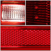 Load image into Gallery viewer, 2007-2014 Chevrolet Silverado GMC Sierra LED Tail Lights Chrome Red