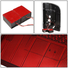 Load image into Gallery viewer, 2007-2014 Chevrolet Silverado GMC Sierra LED Tail Lights Chrome Red