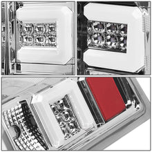 Load image into Gallery viewer, 14-19 Chevy Silverado &amp; GMC Sierra C-Bar LED Tail Lights Chrome/Clear