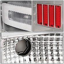 Load image into Gallery viewer, 14-19 Chevy Silverado &amp; GMC Sierra C-Bar LED Tail Lights Chrome/Clear