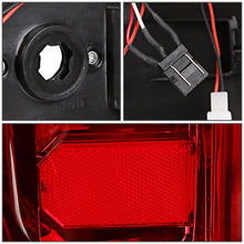 Load image into Gallery viewer, 14-19 Chevy Silverado GMC Sierra C-Bar Style LED Tail Lights Chrome/Red