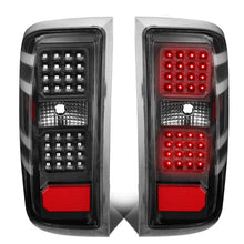 Load image into Gallery viewer, 14-19 Chevy Silverado &amp; GMC Sierra Dual LED Tail Lights Black/Clear