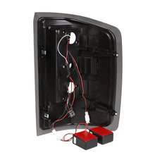 Load image into Gallery viewer, 14-19 Chevy Silverado &amp; GMC Sierra Dual LED Tail Lights Black/Clear