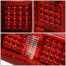 Load image into Gallery viewer, 2014-2019 Chevrolet Silverado GMC Sierra Dual LED Tail Lights Chrome