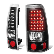 Load image into Gallery viewer, 99-03 Chevrolet Silverado GMC Sierra LED Tail Lights Black Clear